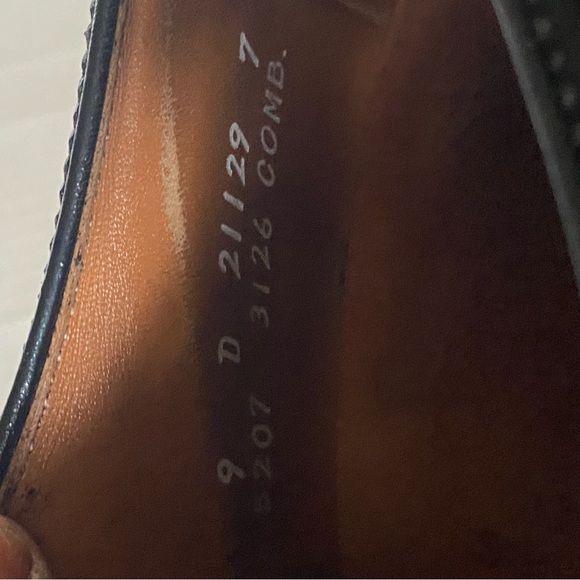 Allen Edmonds black leather loafer size 9 D (SH10 - Picture 8 of 10